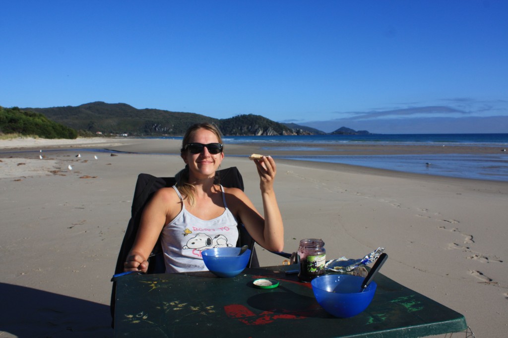 petit dej à sisters beach tasmanie