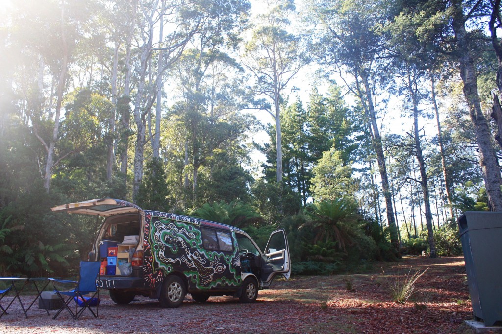 leven canyon rest area