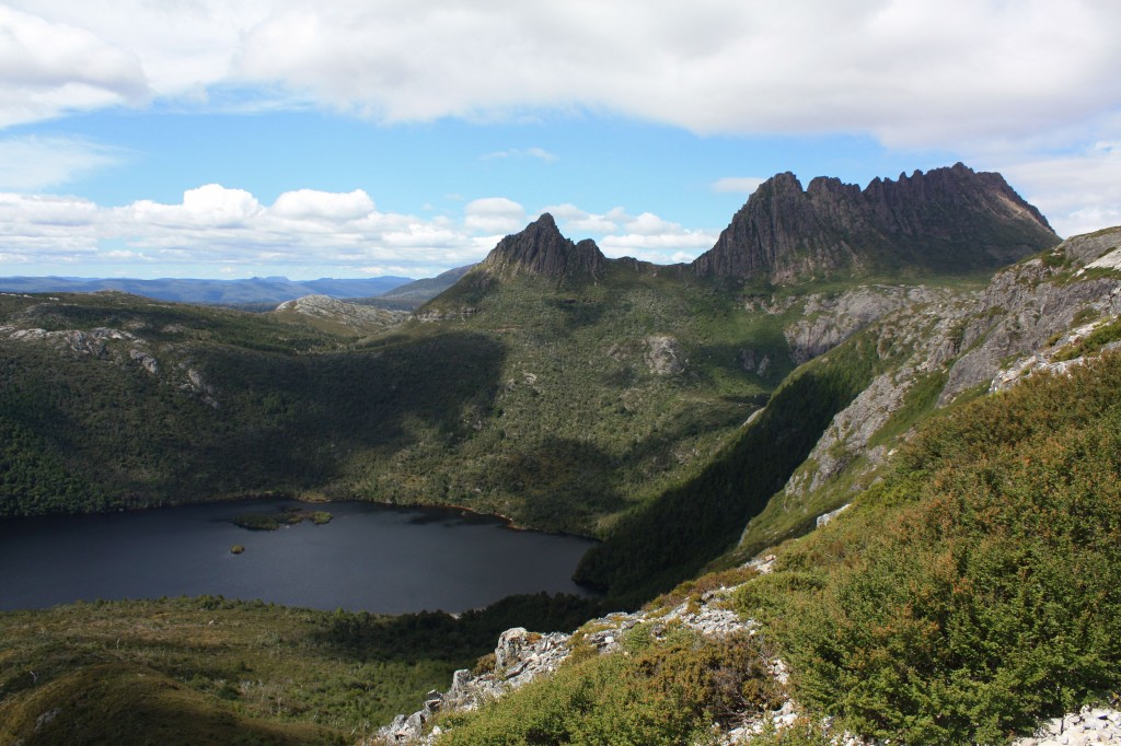 dove lake cradle mountain tasmanie